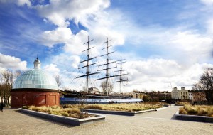 View of the Cutty Sark    